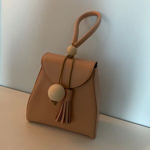 Hand Made Leather Bag in Soft Cream Color